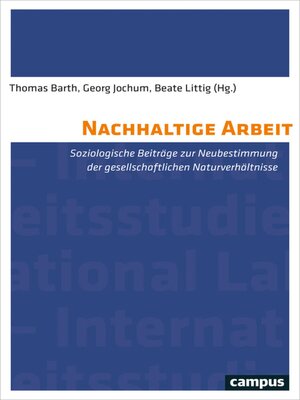 cover image of Nachhaltige Arbeit